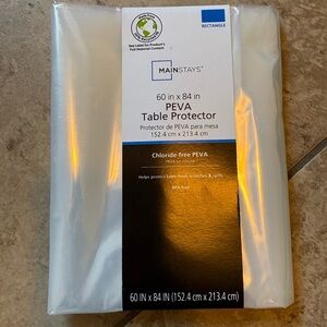Mainstays Clear PEVA Table Protector